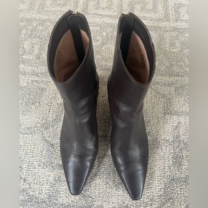 J Crew ‘Stevie’ brown leather booties - size 10 - only worn once!